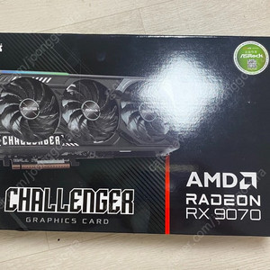 미개봉 새제품 정품 ASRock 라데온 RX 9070 Challenger D6 16GB 판매합니다.
