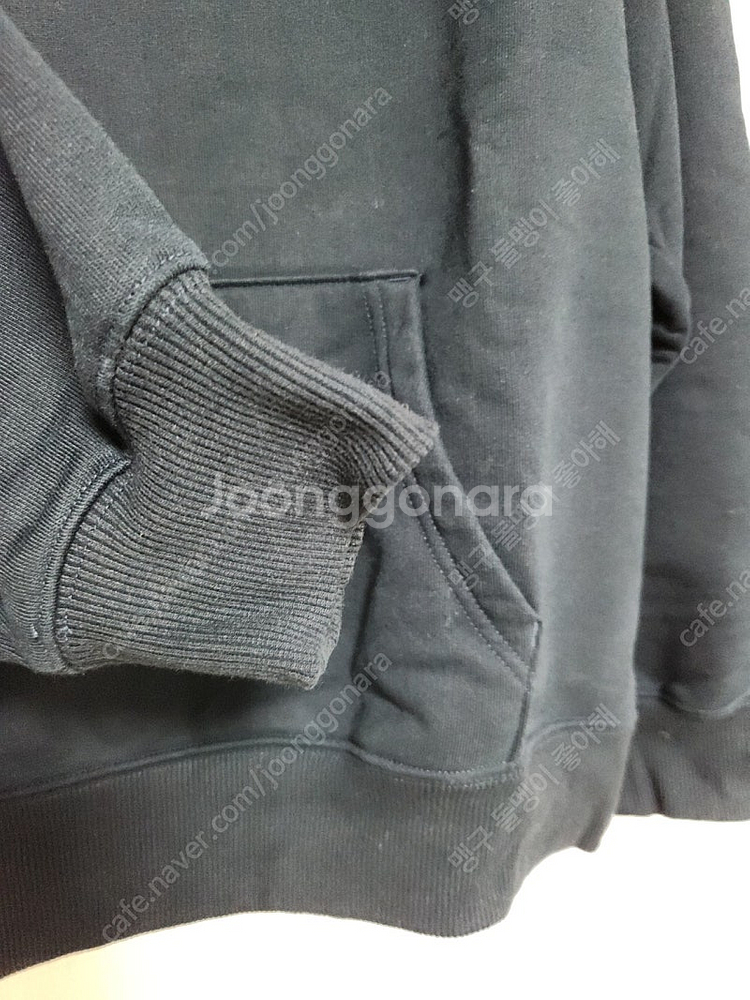 허프 아치 로고 후드티 네이비--3