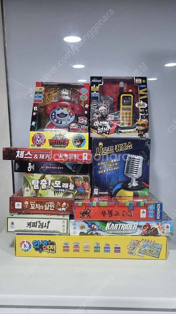 꼬치의달인 우봉고3D 커피러시 외 보드게임 새상품 13...--0