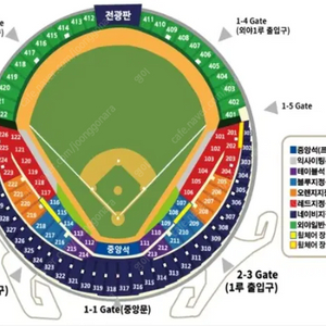 6월20일 21일 22일 두산 VS LG 1~3루 2~4연석