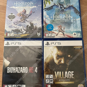 ps5 바이오하자드 re4 미개봉/빌리지 골드에디션 일괄 팝니다