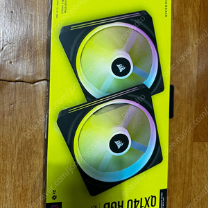 커세어 CORSAIR QX140 스타터킷 + QX140 2장 일판매합니다.