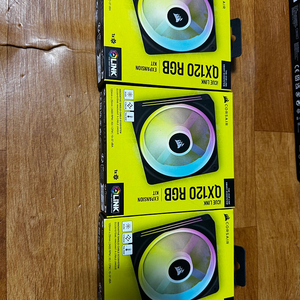 커세어 CORSAIR QX120 단품 3개 블랙색상 일괄판매합니다.