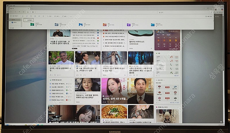 삼성 27인치 QHD 모니터 (하자 확인)--1