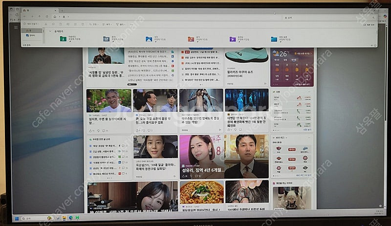 삼성 27인치 QHD 모니터 (하자 확인)--2