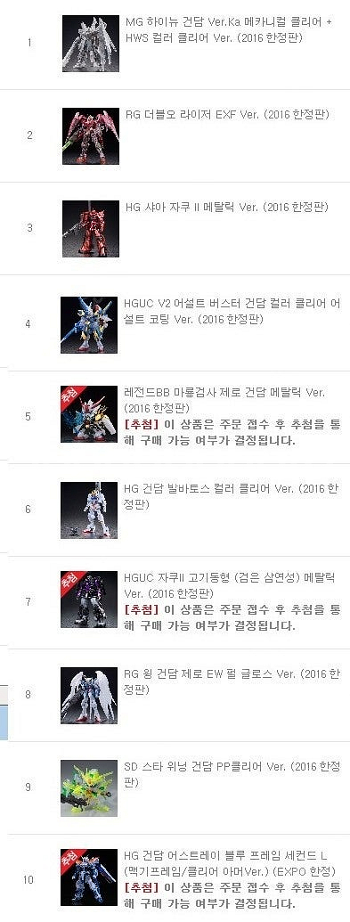 2016 건프라 엑스포 한정판--0