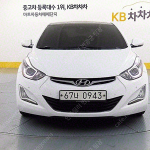 아반떼 중고 아반떼 더 뉴 아반떼 중고차 흰색 2016년식 77,590km 1.6 GDI 모던 개인중고차