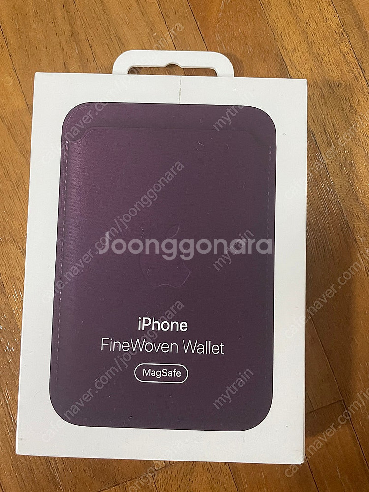 애플 정품 맥세이프 파인우븐 카드지갑 미개봉 새상품--0