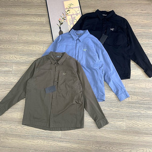 좌쓰 Arc'teryx Cronin cotton Overshirt 아크테릭스 크로닌 코튼 오버셔츠 블랙 블루 카키