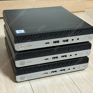 HP MP9 G4 mini 초소형 데스크탑 판매합니다. (i5-8500T, 8GB램, 256GB NVMe) 5대있음