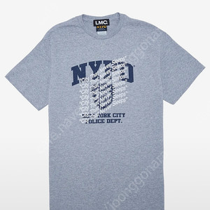 (L) LMC NYPD 그레이 티셔츠