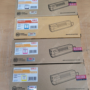 OKI C5650 43865712 / 43872311 / 43872310 / 43872309 정품토너 팝니다.
