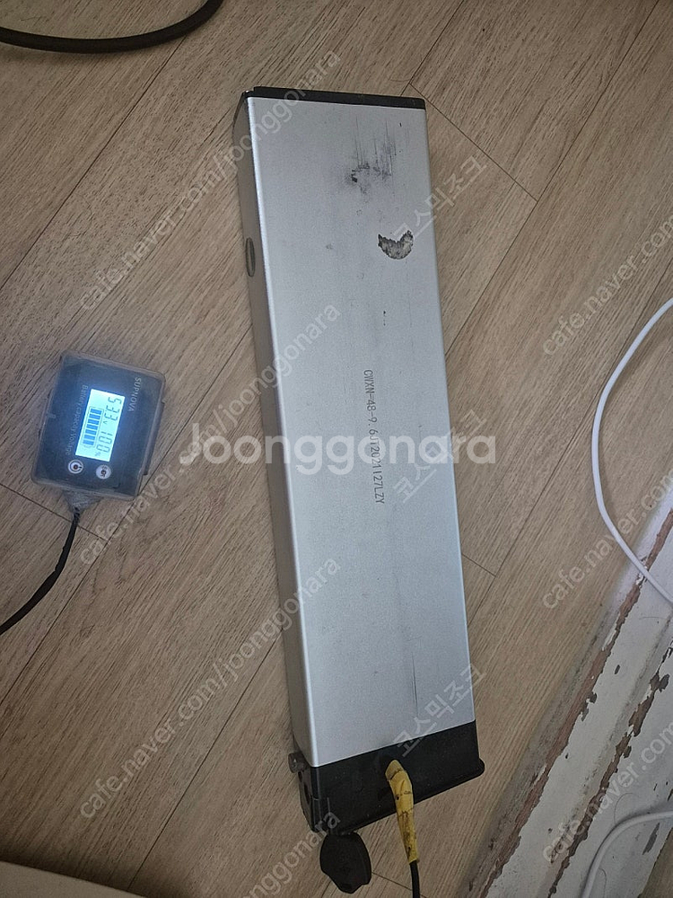 모두스포츠 부릉이 베터리 와 충전기--2