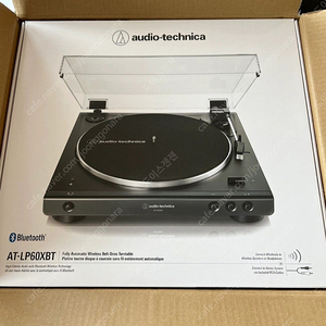 오디오테크니카 무선 블루투스 턴테이블 AT-LP60XBT 미개봉