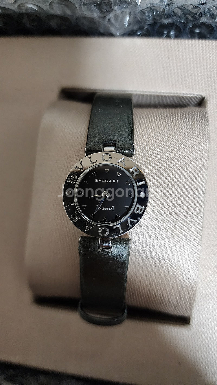 불가리 BVLGARI 비제로원 불랙다이얼 올리브그린밴--0