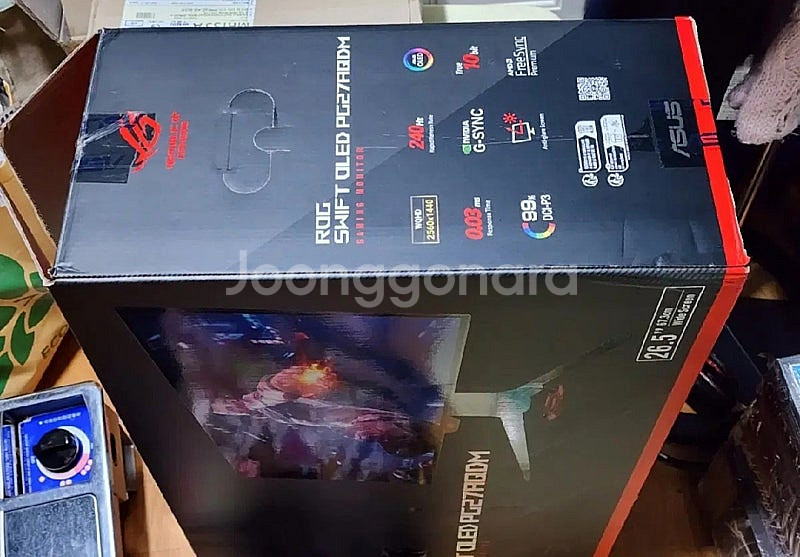 ASUS oled 27인치 모니터--1