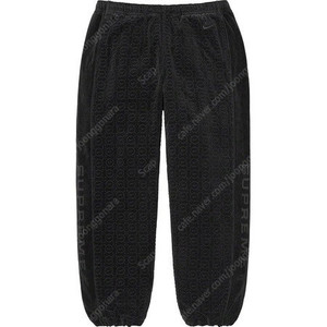[S] 슈프림 (Supreme) x 나이키 (Nike) 벨루어 트랙 팬츠 블랙 DB5794-010