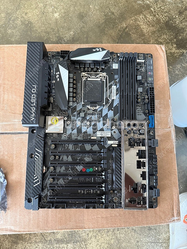 메인보드 바이오스타 z270 gt8 팝니다.--1