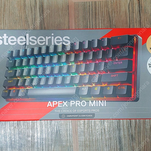 스틸시리즈 Apex Pro Gen3 mini 키보드 새제품 팝니다