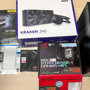 7950x3d / b650e-i / sf750 / a4-h2o / 96gb 반본체 (조립필요)