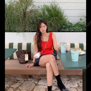 더위시 샵리즈 케이블 니트조끼 새상품