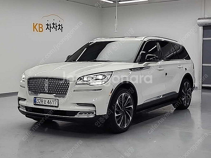 흰색 링컨 에비에이터 중고 3.0 리저브 AWD 중고차...--6