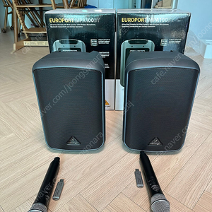 Behringer MPA100BT 베링거 이동형스피커-1조(풀박스), 미니 스피커스탠드-1조