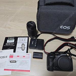 정품 캐논 EOS R7 18-150 IS STM + 필터 + 가방