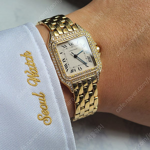 [정품] 까르띠에 팬더 18k 금통 다이아몬드 점보 사이즈 남성 (Cartier Panthère de Cartier Diamond Jumbo 18K)