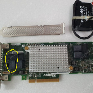 (B급) 아답텍 ASR-81605ZQ - 16포트 레이드 카드 ( 12포트만 동작하는 관계로 저렴하게... )