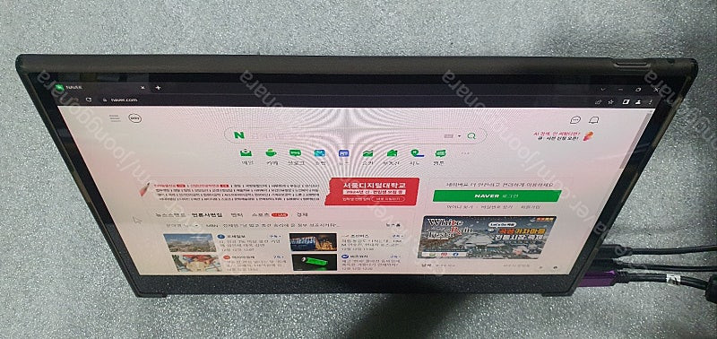 한성 모니터 TFX133F OLED 보조 모니터 판매합니다 (파우치 포함) 이미지