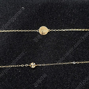 14k 옐로우골드 코인 레이어드 팔찌