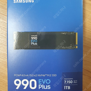 삼성 990 EVO Plus 1TB SSD 새상품입니다