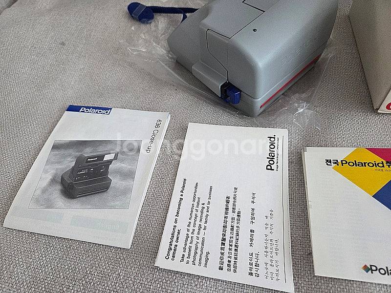 폴라로이드 카메라 희귀컬러 미사용제품 박스포함--2