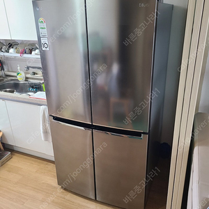 <무료, 배송설치> 중고냉장고 중고양문형냉장고 엘지 870리터 4도어 상냉장 하냉동 ☆☆ 2020년