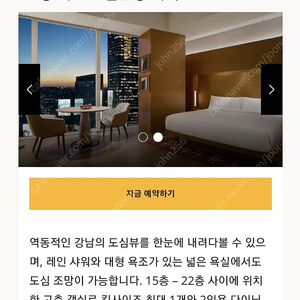 [호텔숙박권]파크하얏트 서울 디럭스킹 + 코너스톤 조식 2인 처분합니다