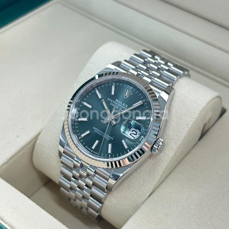 [팝니다] [새제품] 롤렉스 데이트저스트 36mm 민트 그린 바 인덱스 126234 - 2025년 (10000484...--1