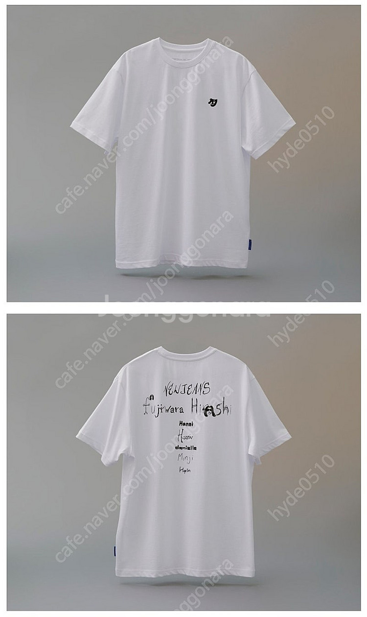 뉴진스 무라카미 반팔티 2종 L, XL--1