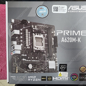 미개봉,새상품 ASUS PRIME H620M-K, AMD 라이젠 7500F, 삼성 DDR5 16G 5600