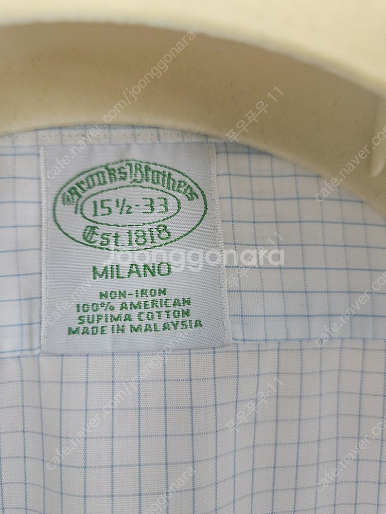 가격인하) 브룩스브라더스 사각체크 셔츠--3