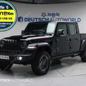 43,423 km 지프 글래디에이터 중고 지프 중고차 3.6 루비콘 4WD 중고자동차가격 24시간 상담 검정색