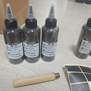 레이저프린터 검정색 리필토너 60g x 3개