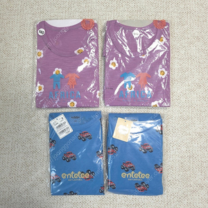 [새제품] 쌍둥이옷 여름 실내복 140호 4세트 - 일괄 CU알뜰택포 19,000원