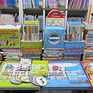 잉글리시에그개정판연하늘색밀키블루플링플링통합팩버전풀세트1~5(1,2,3.step plus)EGG ZOO.첸트북.