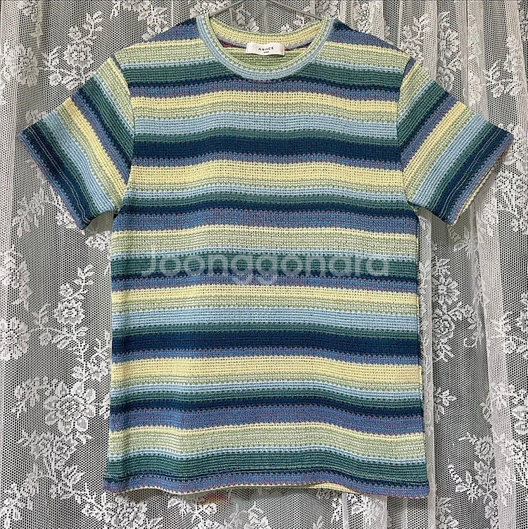 (새상품급) 여성 반팔 니트티--6