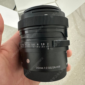시그마 35mm F2 DG DN 렌즈 풀박 소니 FE