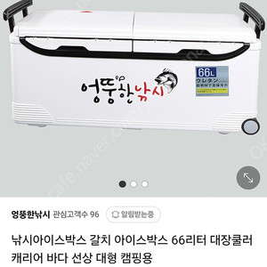 엉뚱한낚시 66리터 아이스박스 팝니다