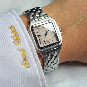 [정품] 까르띠에 팬더 드 까르띠에 스틸 남성용 라지사이즈 (Cartier Panthere De Cartier S/S Men's Large)