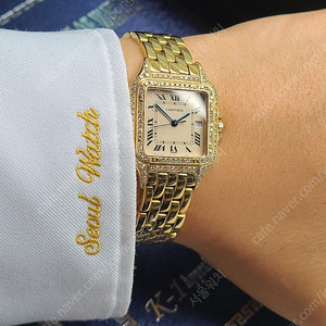 [정품] 까르띠에 팬더 18k 금통 다이아몬드 점보 사이즈 남성 (Cartier Panthère de Cartier Diamond Jumbo 18K)