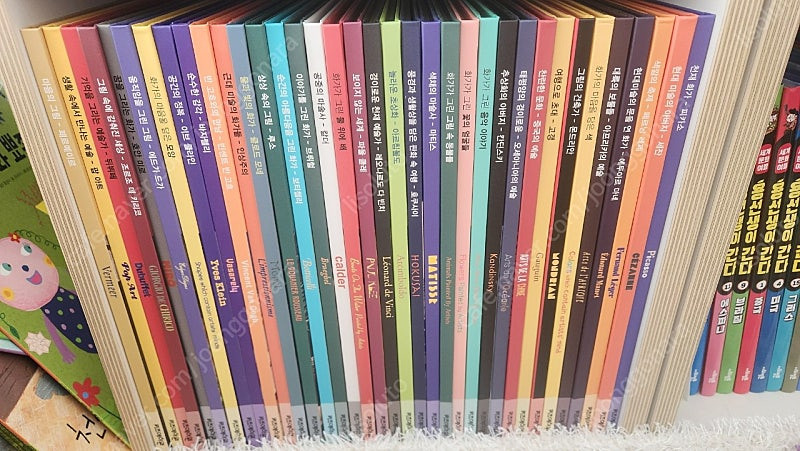 키즈에이원 팔레트 명화 36권 + 명화활동지(미사용)--3